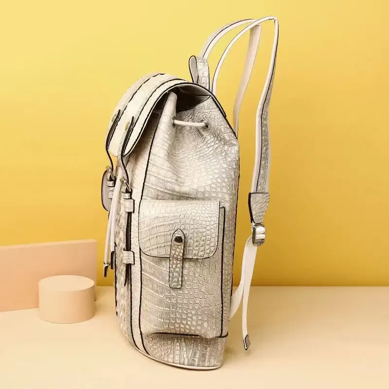 sac à dos en cuir véritable naturel, nouvelle collection 2026, pdd004