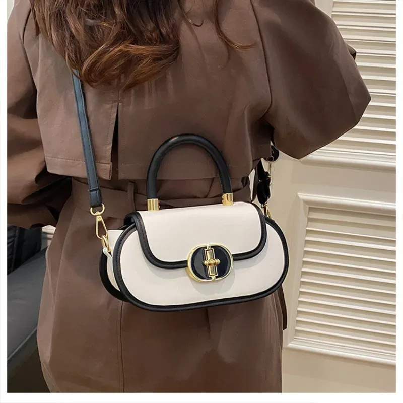 sac à bandoulière carré élégant pour femme, style luxueux haut de gamme, design unique, sac à main multifonctionnel décontracté pour le travail et les week-ends
