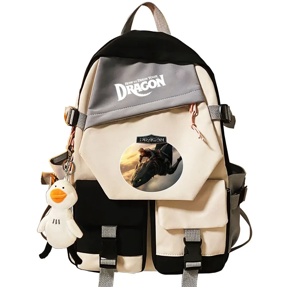 sac à dos pour filles et garçons « comment dresser son dragon », sac à dos pour l'école, sac à dos pour adolescents, femmes, voyage, ordinateur portable, sac à dos pour étudiants, mochila