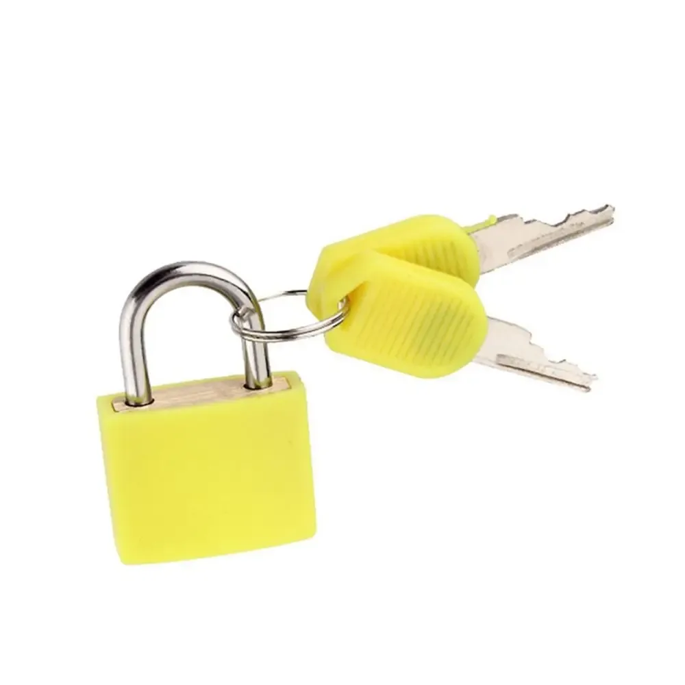 mini cadenas de voyage 23 mm pour valise, porte de placard, sac à dos, petit bagage, avec 2 clés, idéal pour la maison et les décorations