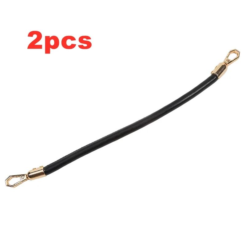 sangle de sac à bandoulière tressée en cuir pu de 30cm, poignées courtes, poignée de remplacement diy pour sac à main, accessoires de ceinture, 1/2 pièces