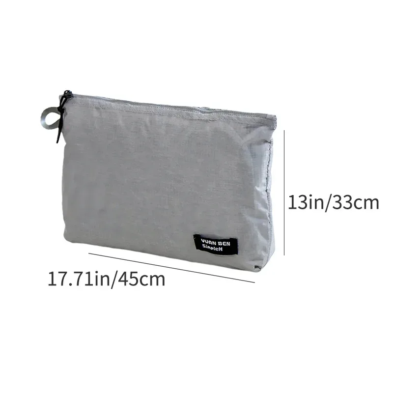 sac de rangement de voyage imperméable, sac de toilette portable de grande capacité pour les voyages d'affaires, sac organisateur de documents divers