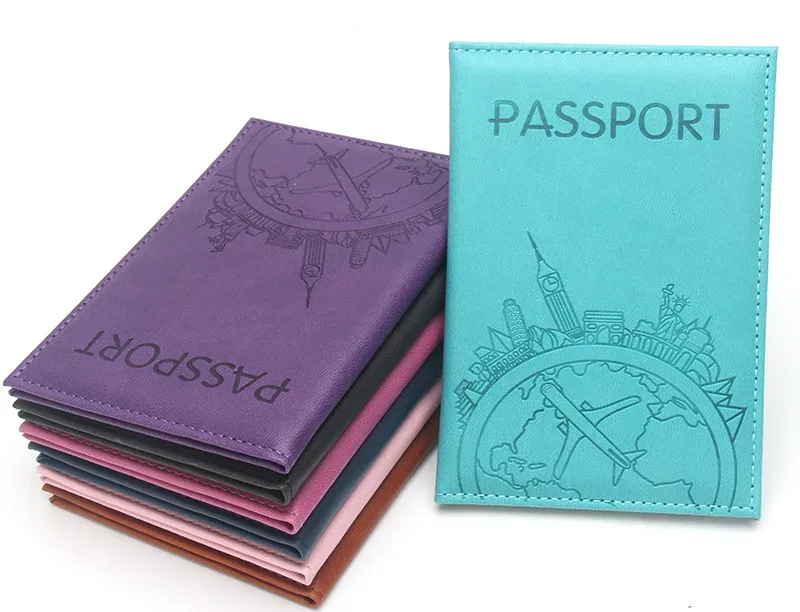 porte-passeport en cuir, étui pour passeport, porte-carte d'identité, porte-billets, accessoires de voyage
