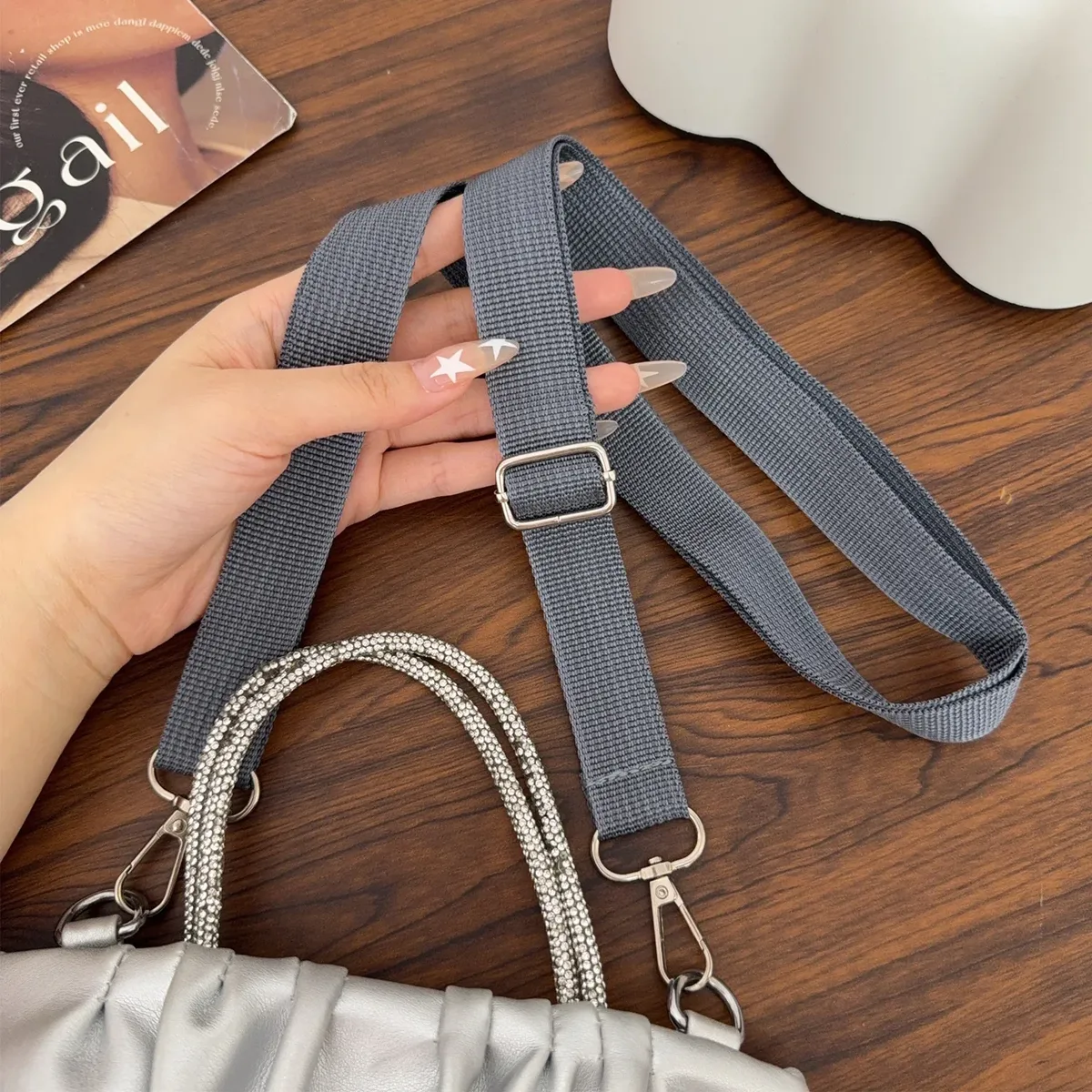 sangle de sac à bandoulière longue de 80-160 cm, large et tendance, sangle de remplacement pour sacs, accessoires pour sacs messager femme, correa de repuesto