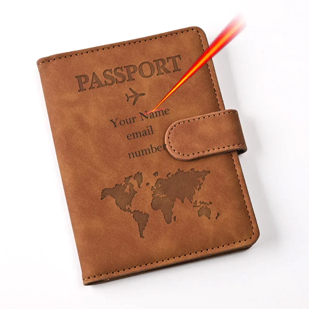 housse de passeport personnalisée avec nom, étui de passeport gravé avec monogramme, cadeau de mariage pour demoiselle d'honneur et garçon d'honneur