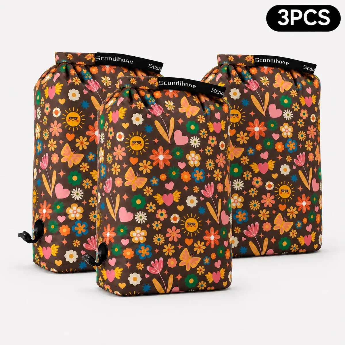 sac de compression de voyage 20l en nylon 30d, organisateur de vêtements pour économiser de l'espace, sac de rangement résistant à l'eau pour bagages et camping