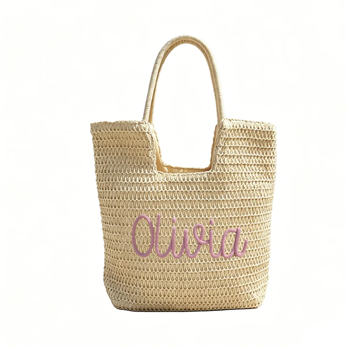 sac fourre-tout personnalisé, cadeau pour demoiselle d'honneur, sac fourre-tout brodé, sac de plage, cadeaux pour enterveillée, cadeaux pour elle, cadeau de remise de diplôme
