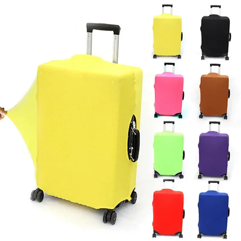 housse de bagage de voyage élastique, housse anti-poussière adaptée aux valises de 18 à 30 pouces, accessoires de voyage