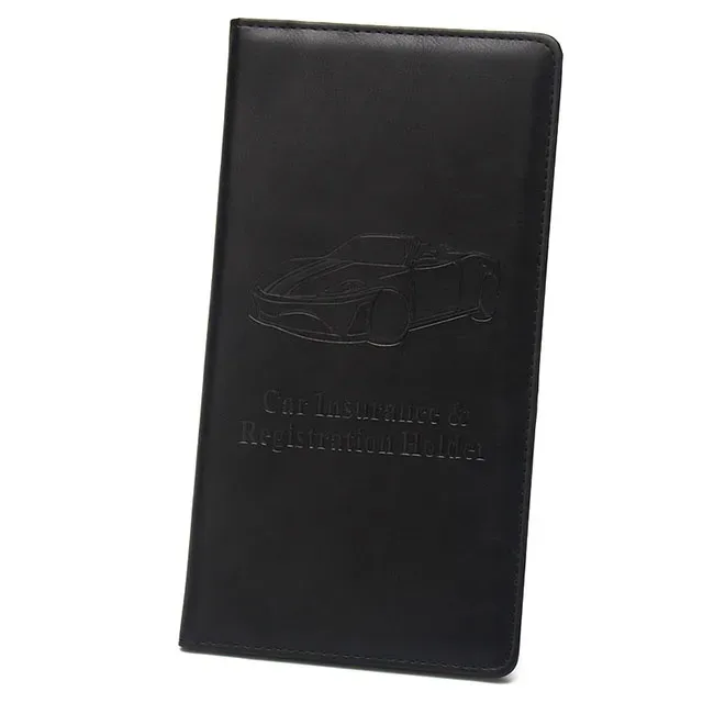 porte-documents de voiture en faux cuir de qualité supérieure/porte-passeport couvre hommes/femmes id avion billet passeport organisateur accessoires de voyage
