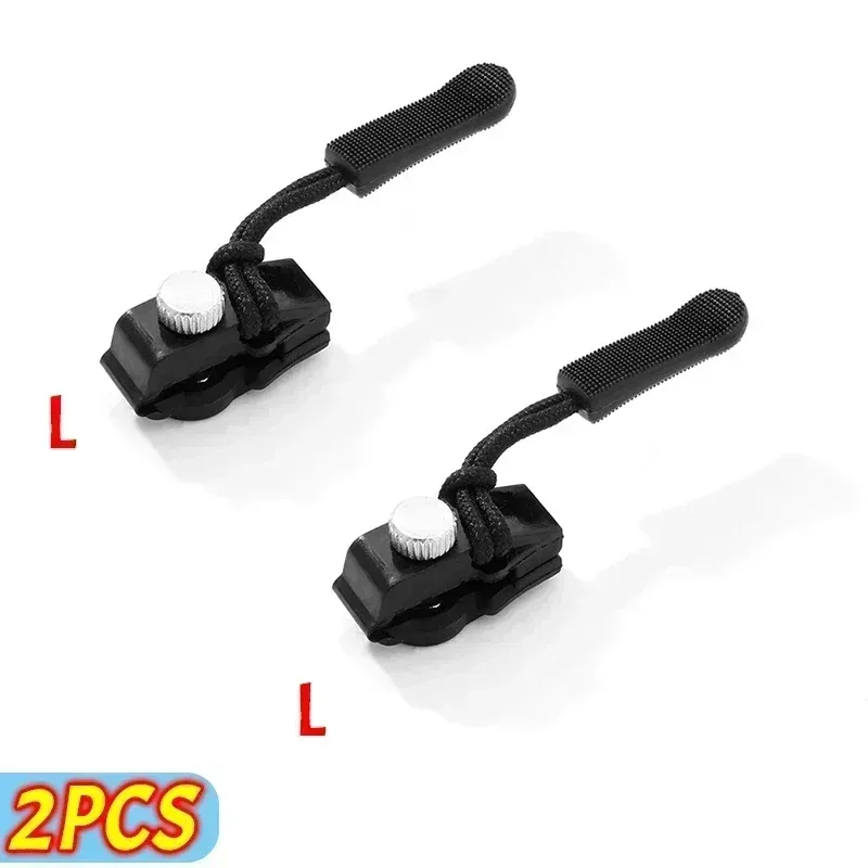 kit de réparation de fermeture éclair instantanée, 2 à 6 pièces, fixation de fermeture éclair de remplacement, dents coulissantes, tête de fermeture éclair de sauvetage, 3 tailles différentes