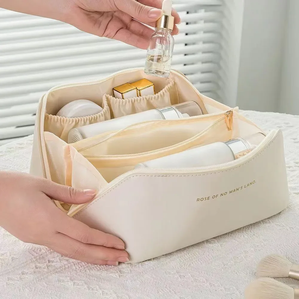 sac de rangement de cosmétiques, grande capacité, portable, haut de gamme, célèbre sur internet, nouveau voyage, cosmétiques, articles de toilette, sacs de maquillage