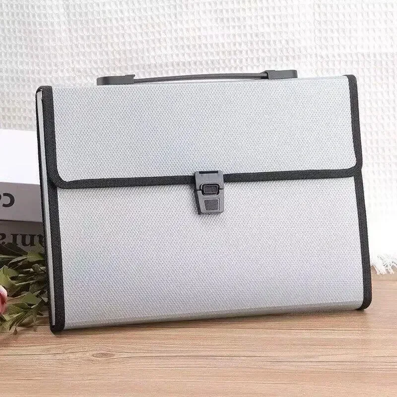 organisateur de documents longs à motif diamant, sac accordéon portable extensible, classeur de bureau professionnel multicouche, pack combiné