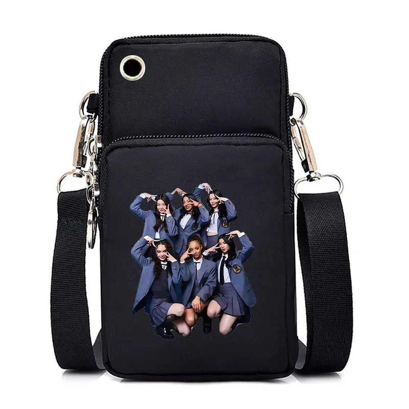 sacs à bandoulière vintage katseye hip hop pour femmes et hommes, mini sacs pour téléphone portable katseye pour filles et garçons, nouveaux sacs à main, sacs bandoulière, cadeaux