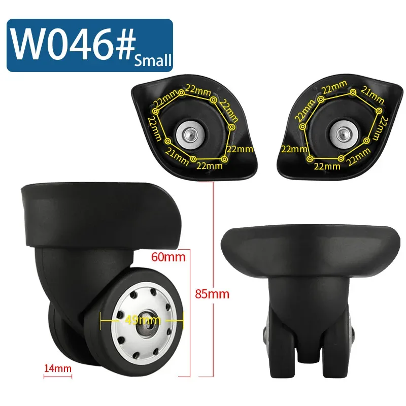 roues de remplacement pour bagages, valise sur roues de remplacement, accessoires pour bagages de 14 à 30 pouces, roues silencieuses pour roulettes à bagages