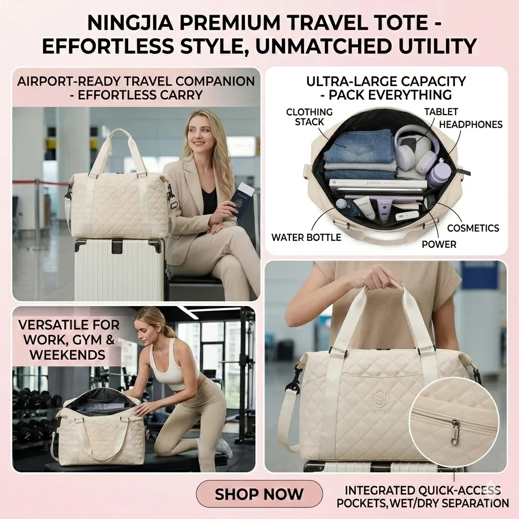 sac de voyage étanche en plein air de grande capacité, sac à main de bagage pour femmes, sac à bandoulière oxford pour hommes, sac de sport, sacs à bandoulière