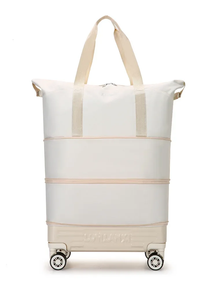 nouveau sac de voyage léger avec roulettes universelles, grande capacité, pliable, imperméable, sac extensible pour les courts séjours et les voyages en plein air