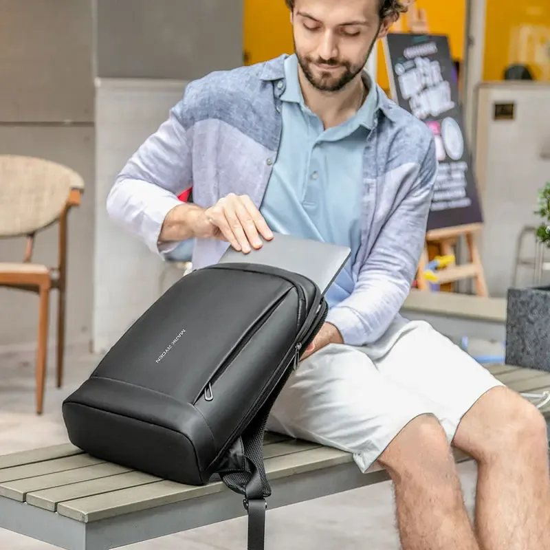 sac à dos léger markryden pour homme, sac à dos pour ordinateur portable, sac à dos fin et professionnel, sac à dos scolaire