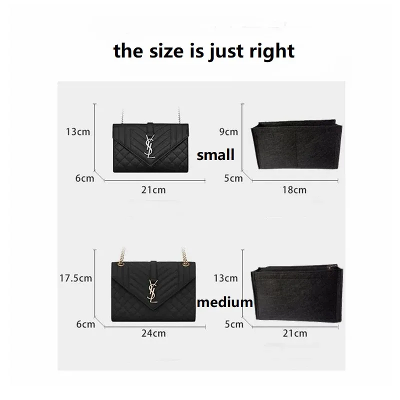 【vente uniquement du sac intérieur】organisateur de sac à main pour ysl, séparateur, formateur, protecteur, sac intérieur, organisateur personnalisé