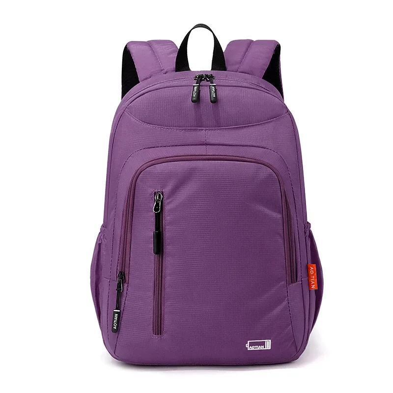 sac à dos oxford imperméable pour femmes, sac à dos de grande capacité pour l'école, sac de voyage léger et portable pour dames