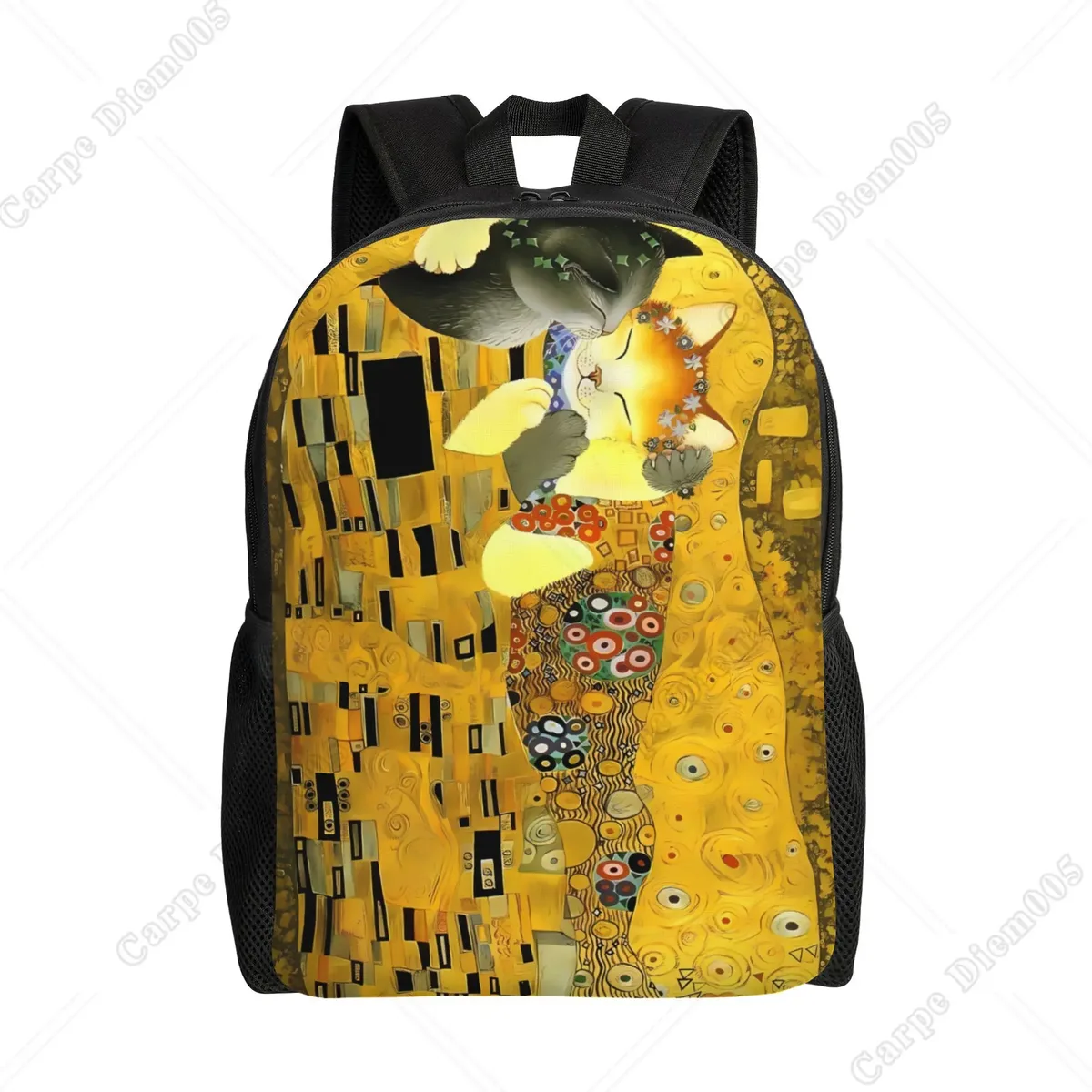 grand sac à dos égyptien kd'appareils cat pour hommes et femmes, sacs d'école, sacs de voyage universitaires, convient pour ordinateur portable 15 ", polyester, randonnée en plein air