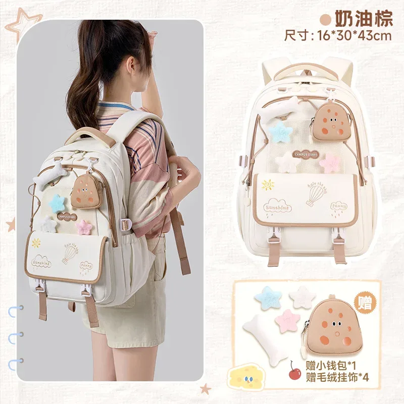 sac à dos scolaire tendance pour filles, sacs d'école pour adolescentes, sac à dos pour ordinateur portable, sac à dos de voyage décontracté, sac à livres, cartable pour enfants, imperméable