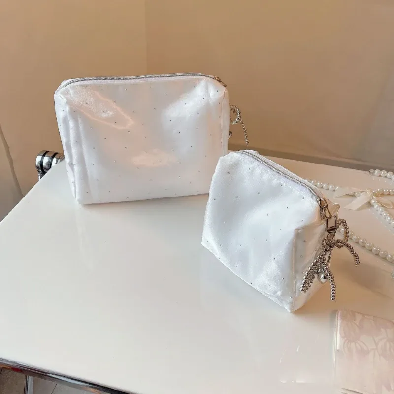 nouvelle mode femmes petit sac de maquillage organisateur de voyage sac à main cosmétique pochette filles mignon carré fermeture éclair portefeuille sacs