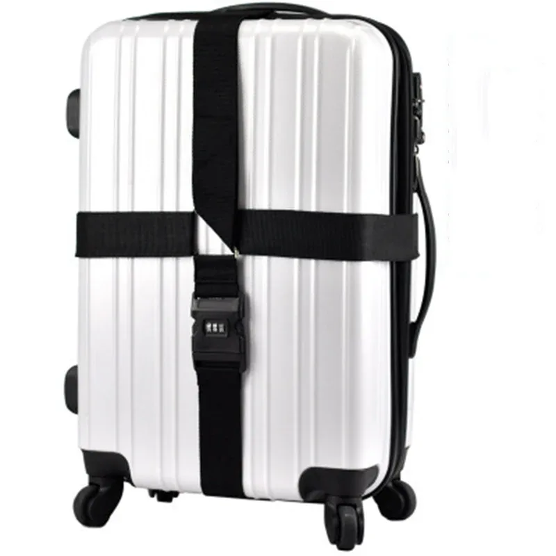 ceinture sécurité sangle réglable mot passe nylon couleur multiple valise sac voyage protection antivol
