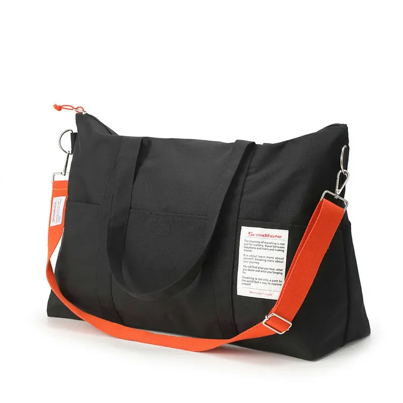 sac polochon pour court voyage, sac de sport portatif de grande capacité, fourre-tout en toile pliable, sacs de sport imperméables pour yoga et gymnastique