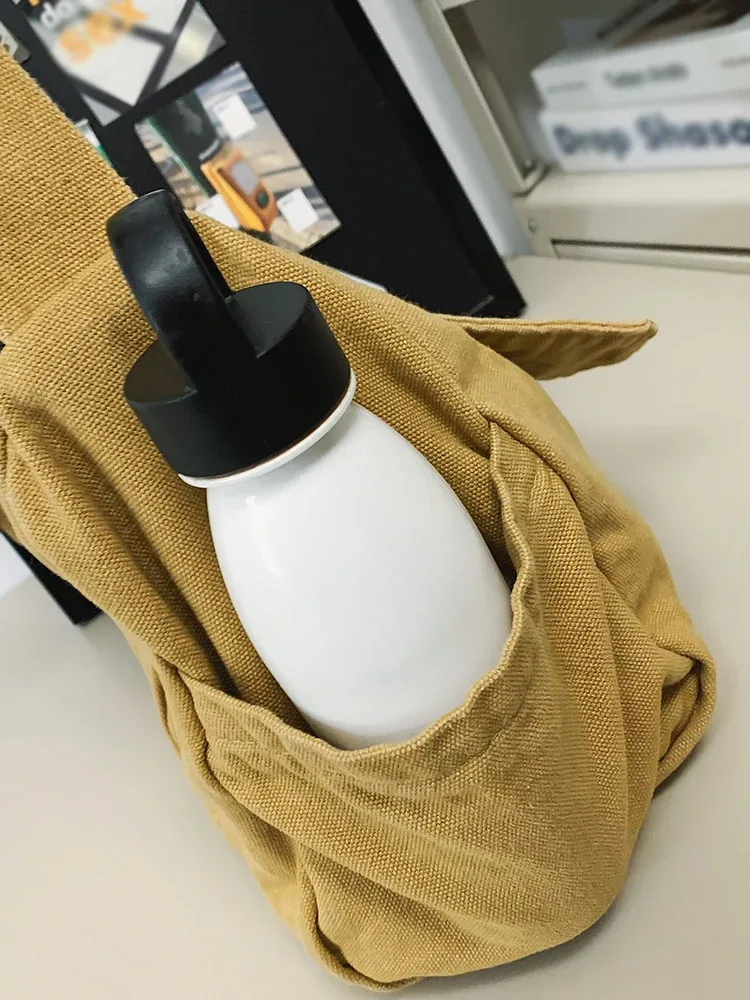 sac messager en toile décontracté, sac à bandoulière polyvalent à rabat de grande capacité pour étudiant, sac à bandoulière réglable pour hommes et femmes
