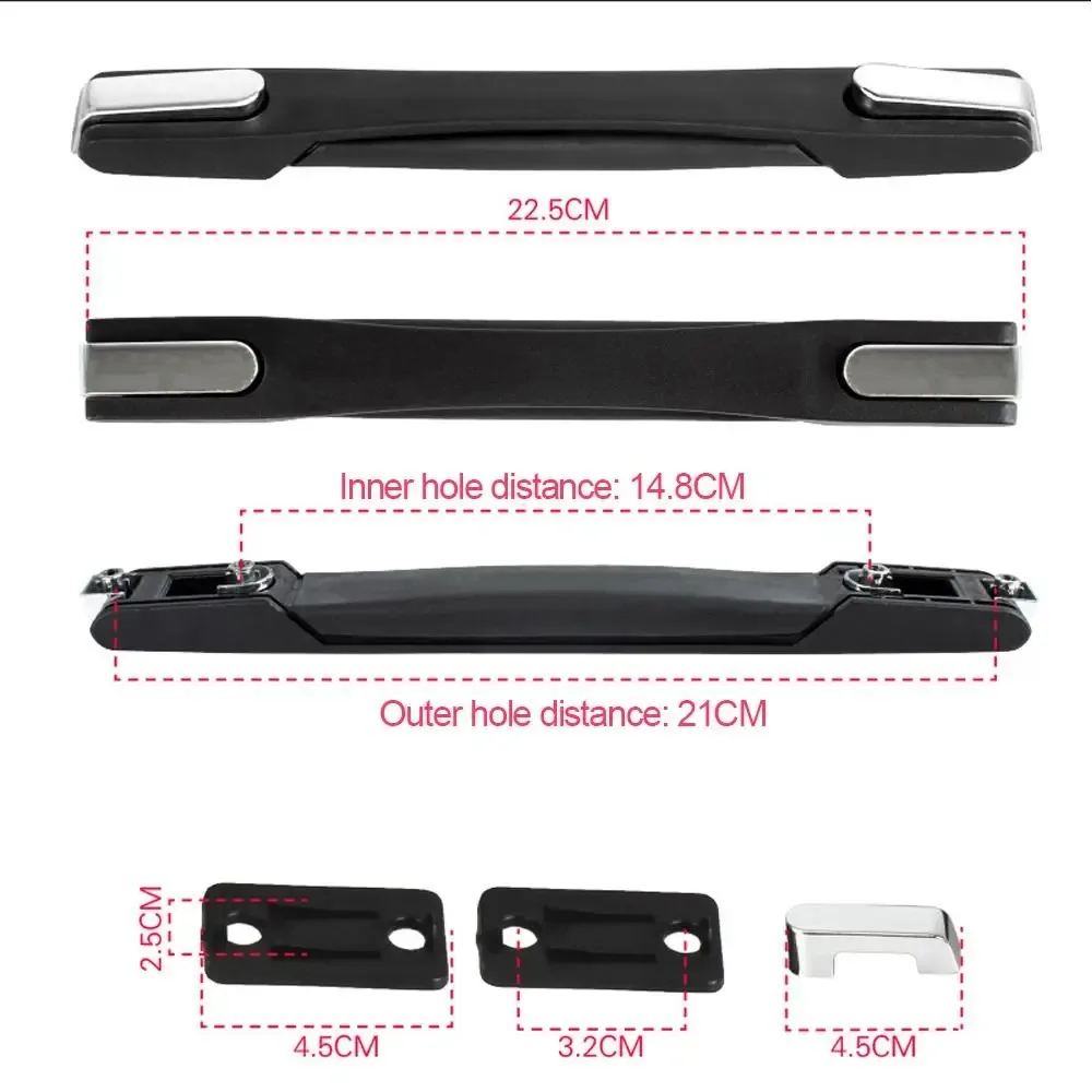 poignée de valise universelle en plastique, étui de remplacement pour bagages, sangle de rechange, poignée de transport, accessoires de guidon de bagages, nouvelle collection