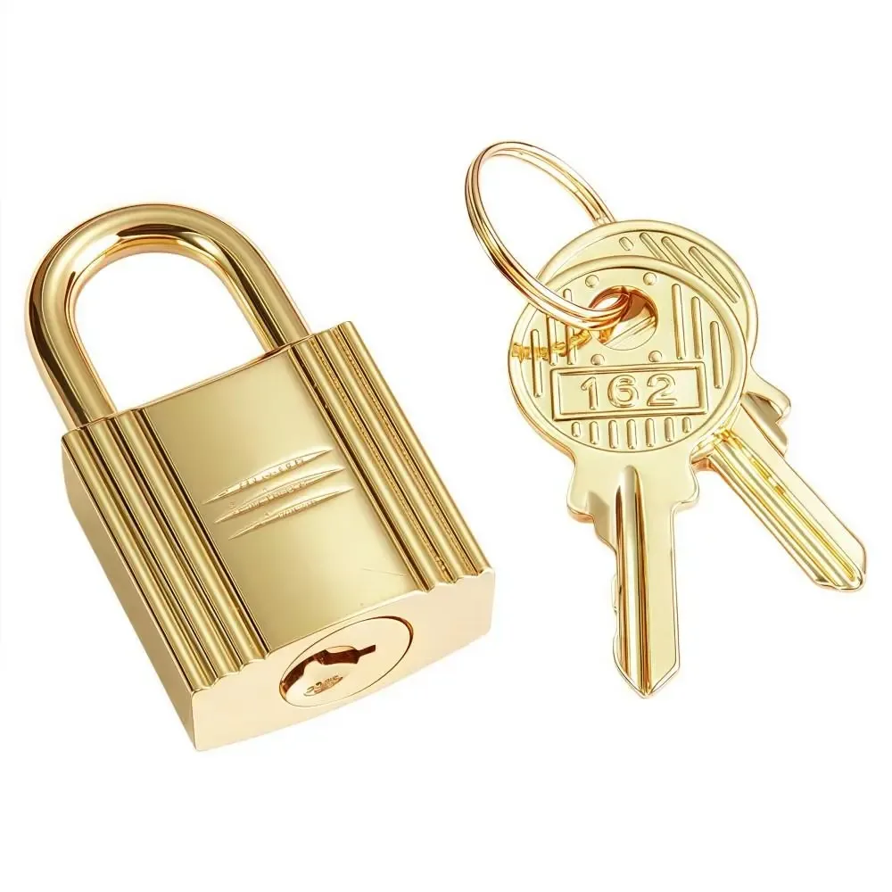 Sac à main rétro tendance avec cadenas, cadenas de sac fait à la main de couleur unie, cadenas de sac léger en or, cadenas de sac bandoulière, décoration DIY