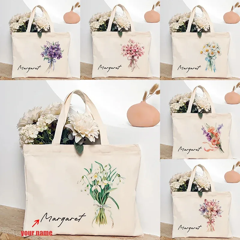 Sac à main personnalisé avec nom, sac de rangement de voyage, sac à bandoulière, cadeau d'anniversaire et de mariage pour demoiselle d'honneur
