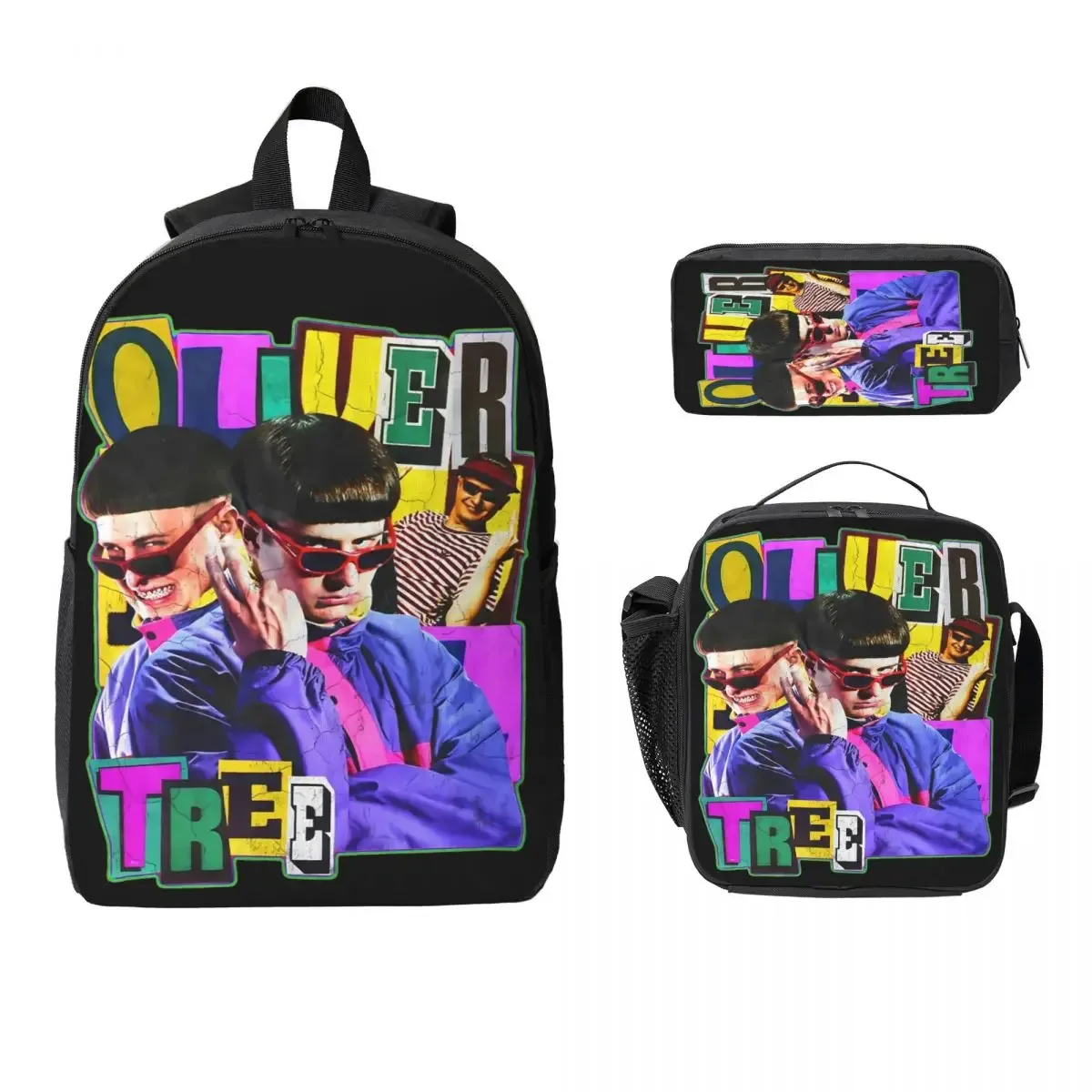 sac à dos pour enfants rip oliver tree 1993-2026, boîte à lunch, trousse à crayons pour garçons et filles, ensemble de sacs à dos scolaires