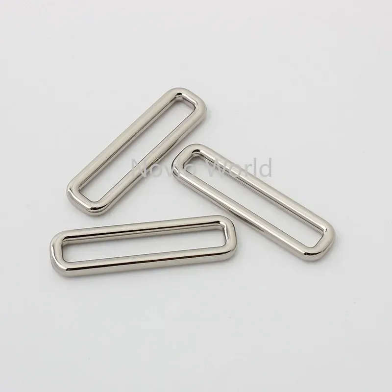 boucle carrée longue en alliage moulé sous pression, ligne 3.0mm, 12x38mm, 12x45mm, pour valise de styliste, connecteur de bagages, nouvelle collection 2021, 10-50 pièces