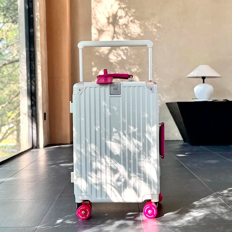 bagage à poignée télescopique à tube large pour femmes, valise à main de 20 pouces, nouveau style 2025, 2025