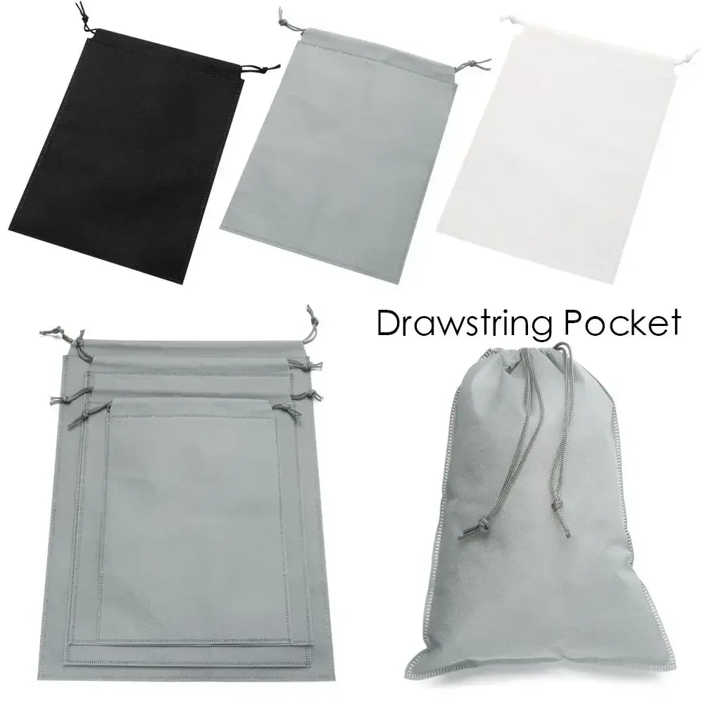 poche de voyage à cordon de serrage, organisateur de vêtements, sac de rangement de chaussures, sacs à cordon non tissés, organisateur de chaussures