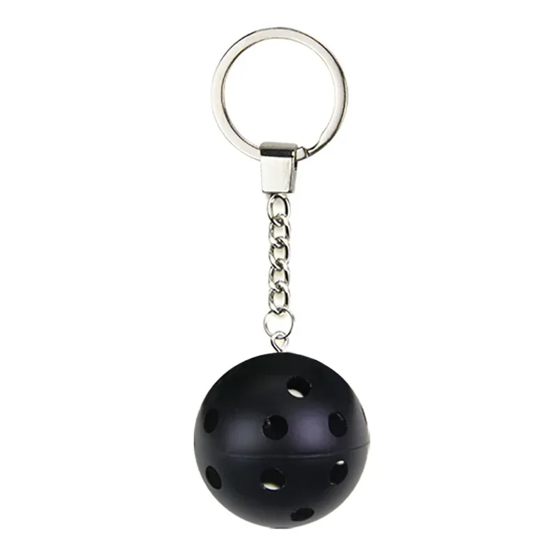 mini porte-clés unisexe en métal style sportif, raquette de pickleball, accessoires de décoration pour sac à main et sac à dos