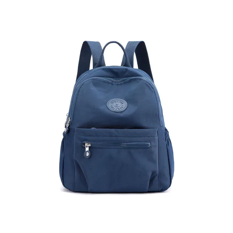 sac à dos tendance pour femmes en nylon oxford, petit sac à dos coréen stylé, sac à livres polyvalent en toile, sac de voyage pour maman