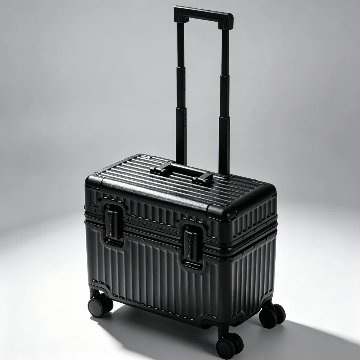 valise à roulettes à ouverture par le haut 18/20 pouces, bagage cabine pour photographe, en polycarbonate avec cadre en alliage d'aluminium et serrure tsa