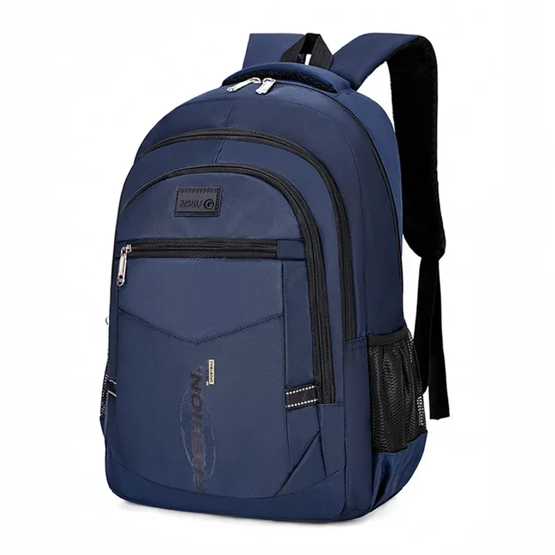 sac à dos de voyage d'affaires de grande capacité pour hommes, sac à dos pour ordinateur portable, tendance, sacs à double épaule pour collège et lycée, en vente