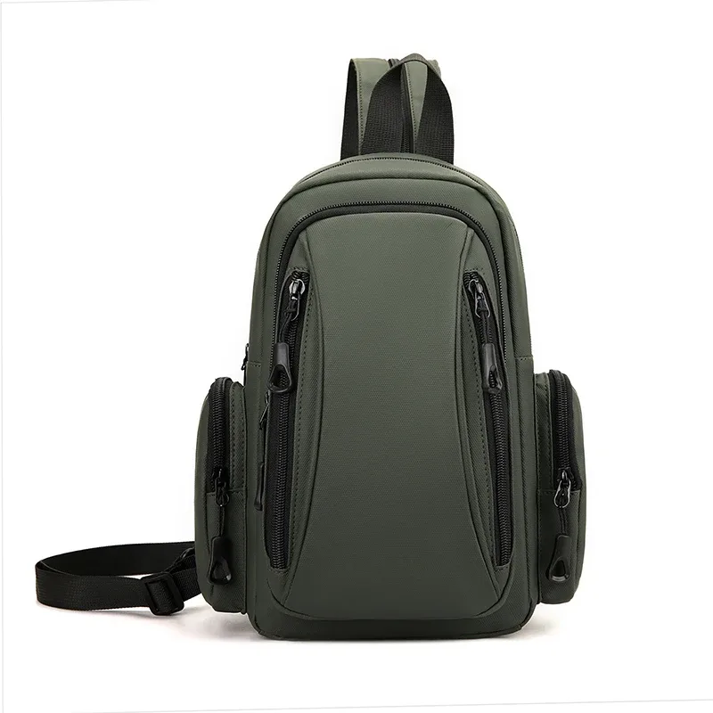 sac de poitrine multifonctionnel pour homme, mini sac à dos oxford pour les trajets quotidiens, les sports de plein air et les voyages