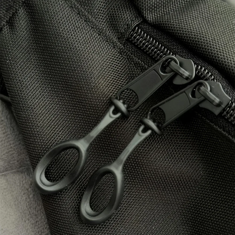 extracteur de fermeture éclair de remplacement, corde à fermeture éclair en tpu à haute résistance pour vêtements et sacs d'extérieur, accessoires de sac à dos tactique 5 pièces