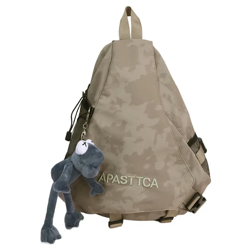 sac dos oxford université broderie camouflage beige vert imperméable multifonction bandoulière arquée poche integree fonction voyage extrem