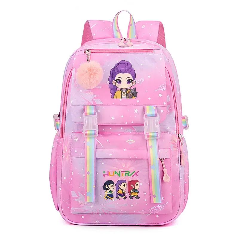 sac à dos kpop demon hunters pour étudiantes, lycéennes, collégiennes, polyvalent, adapté au quotidien et aux activités de plein air