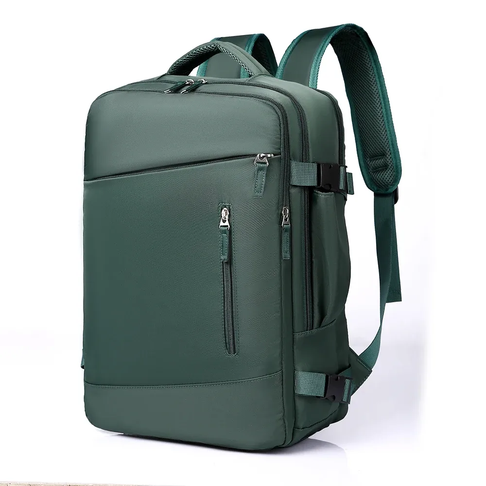 sac à dos de voyage oxford de grande capacité, sac à dos de loisirs simple pour hommes et femmes, compartiment à chaussures indépendant, interface usb