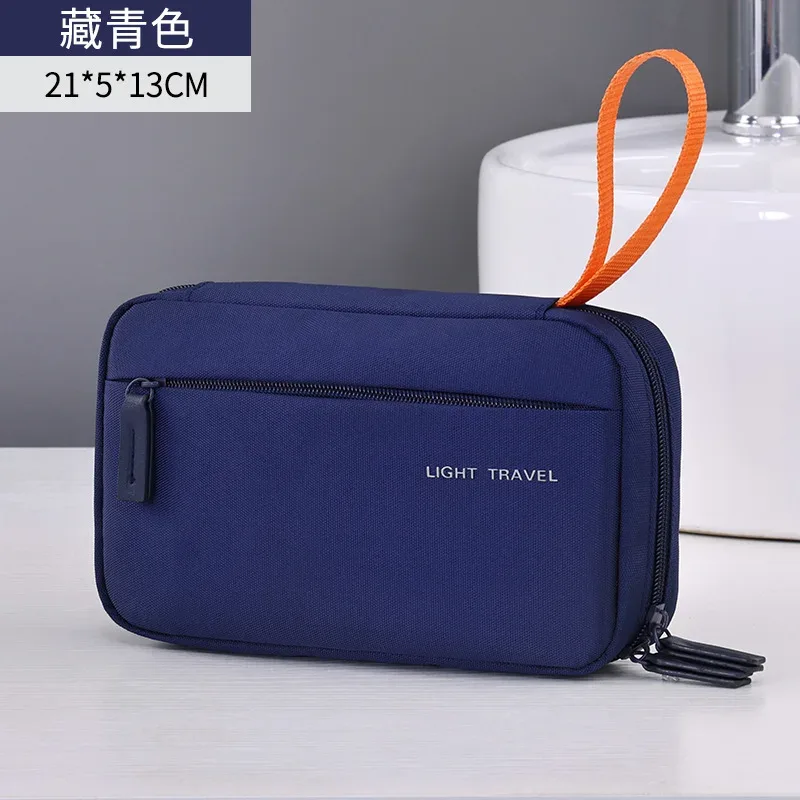 nouveau sac de toilette portable, ensemble de 3 pièces, indispensable pour les voyages, trousse de maquillage multifonctionnelle pour hommes, organisateur de cosmétiques, sac de rangement imperméable.