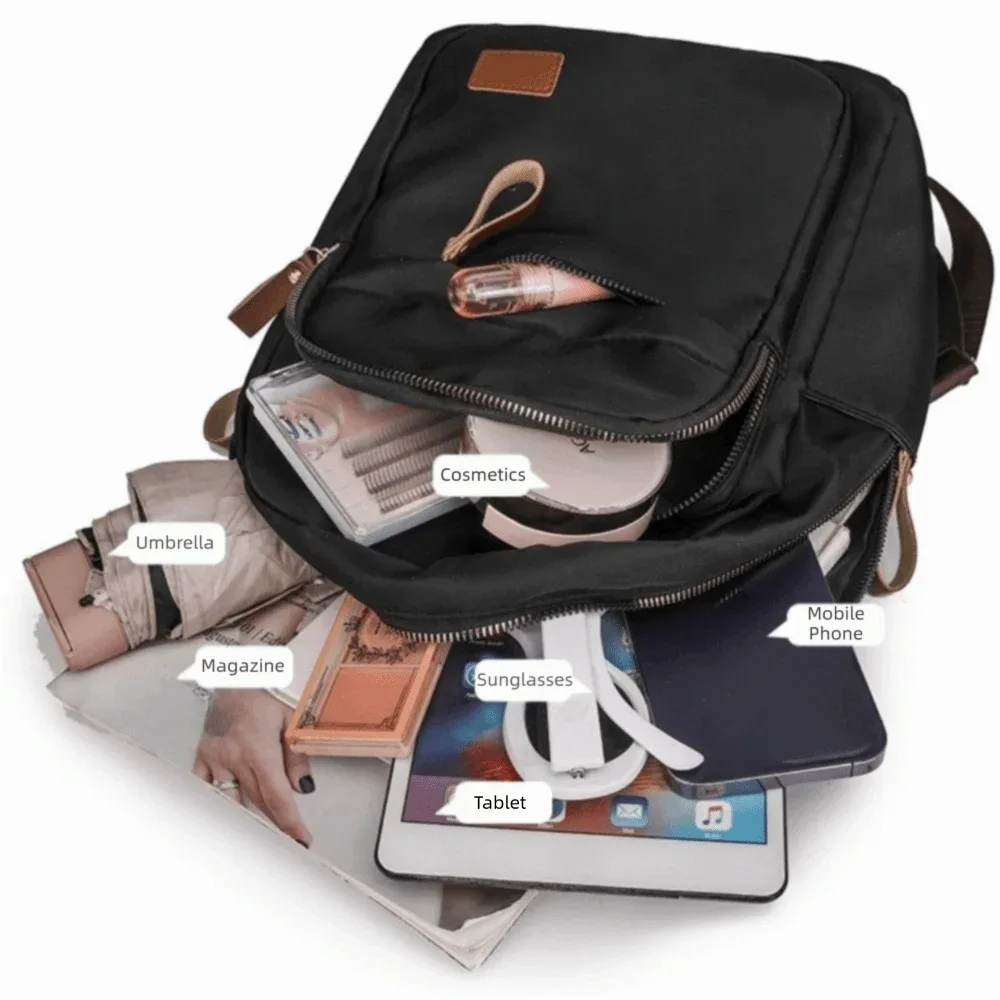 sac à dos durable pour femme, sac d'école, sac à bandoulière, sac de voyage
