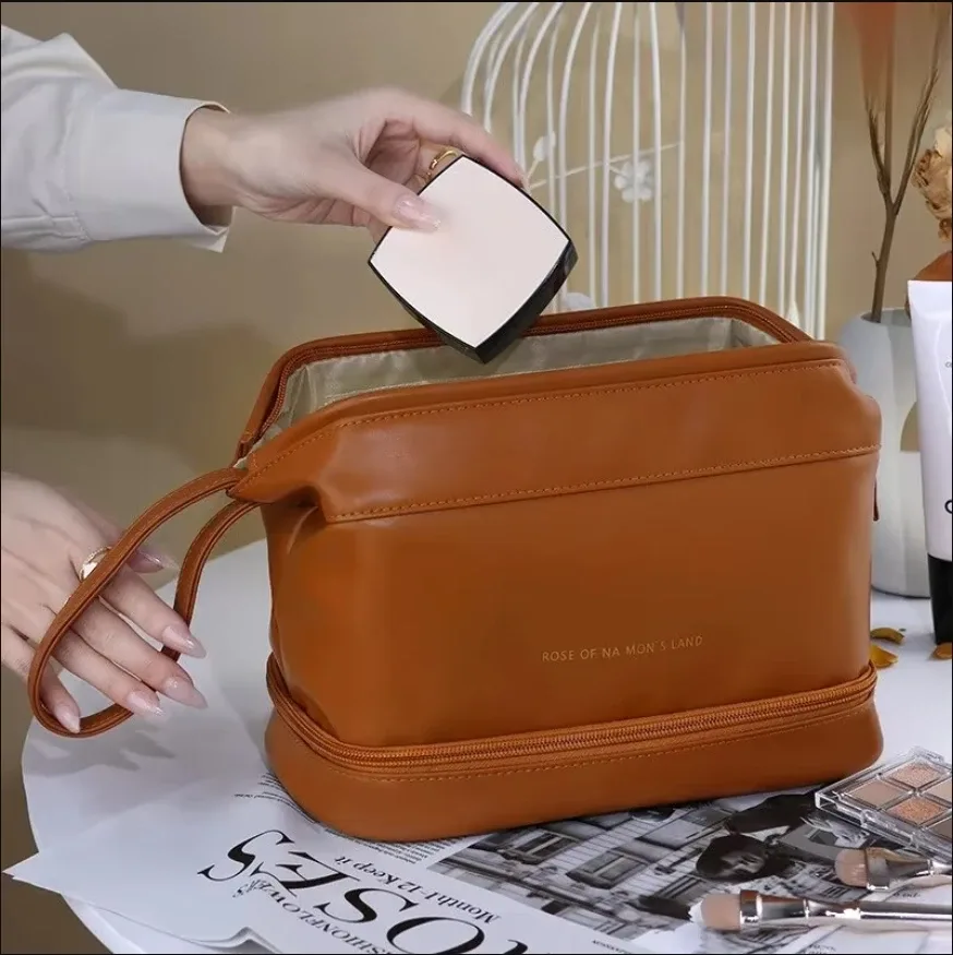 sac de rangement de cosmétiques, grande capacité, portable, ins, haut de gamme, célèbre sur internet, nouveaux cosmétiques de voyage, sac de rangement de produits de toilette