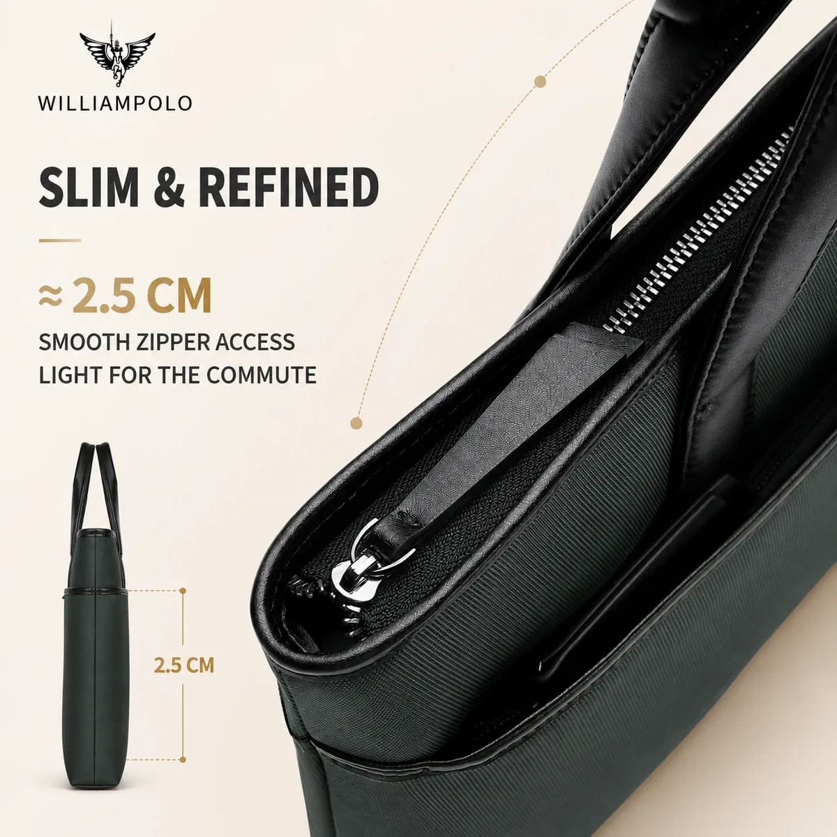 sac à main pour ordinateur portable résistant à l'usure pour homme, sacoche d'affaires pour ordinateur portable, sac à documents pour le bureau, les déplacements et les voyages