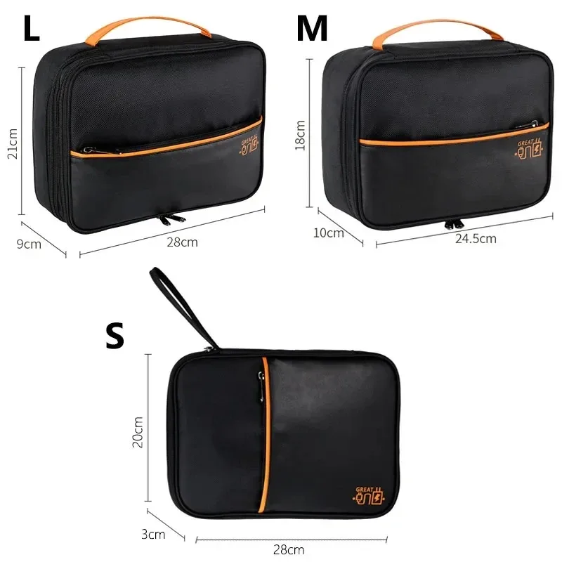 sac de rangement de câbles de données portables, chargeur usb numérique, fil d'écouteurs, boîte de rangement de batterie externe, kit de voyage, pochette de rangement